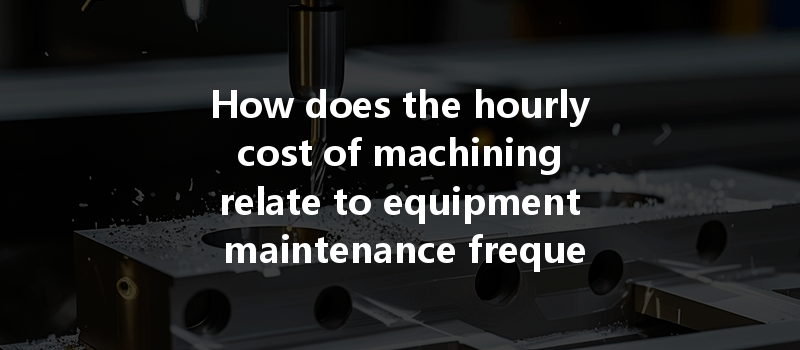 How Does The Hourly Cost Of Machining Relate To Equipment Maintenance Frequency And Efficiency?