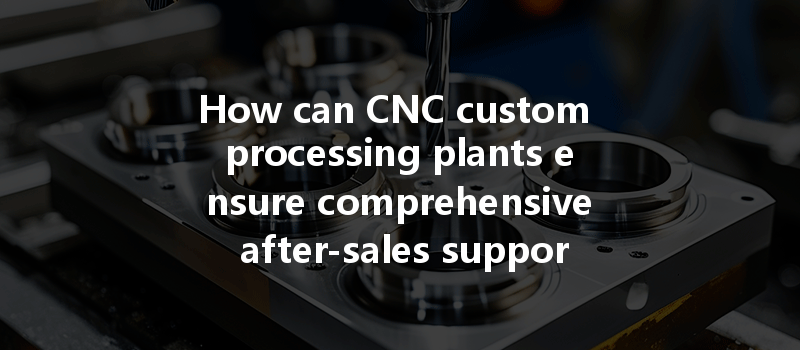 How Can Cnc Custom Processing Plants Ensure Comprehensive After-sales Support For Their Clients?