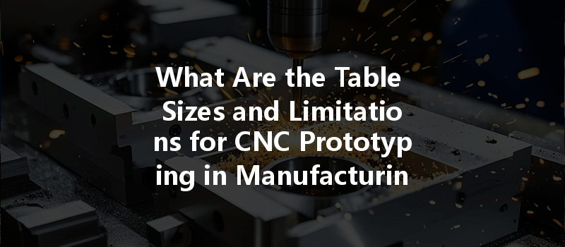 What Are The Table Sizes And Limitations For Cnc Prototyping In Manufacturing?