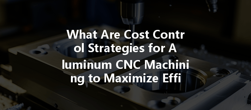 What Are Cost Control Strategies For Aluminum Cnc Machining To Maximize Efficiency?