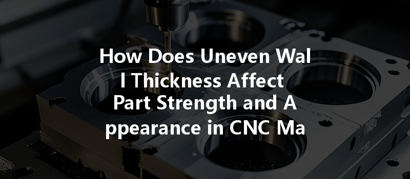 How Does Uneven Wall Thickness Affect Part Strength And Appearance In Cnc Machining?