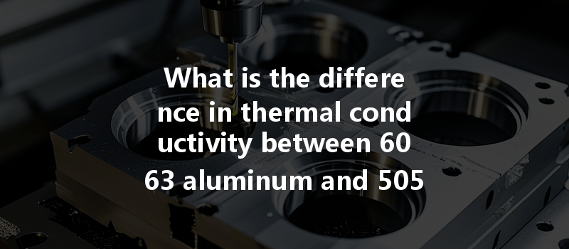 What Is The Difference In Thermal Conductivity Between 6063 Aluminum And 5052 Aluminum For Cnc Applications?