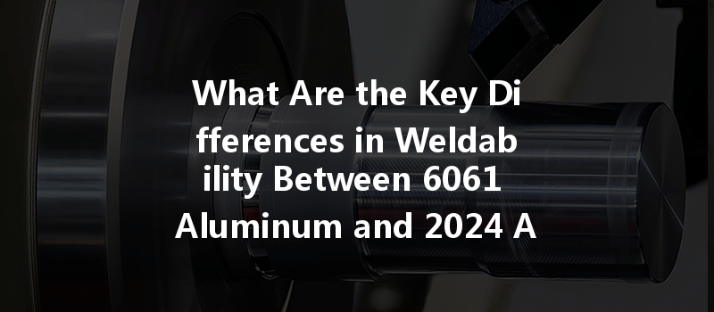 What Are The Key Differences In Weldability Between 6061 Aluminum And 2024 Aluminum Cnc Turning?