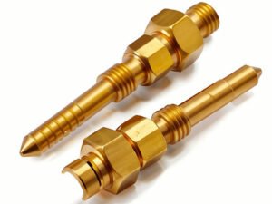 Copper 0.2mm Nozzle Connector Cnc Parts Machining Customized Service