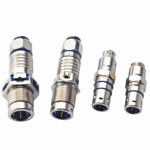 Stainless steel fiber optic connector CNC parts machining custom service