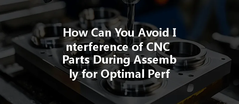 How Can You Avoid Interference Of Cnc Parts During Assembly For Optimal Performance?