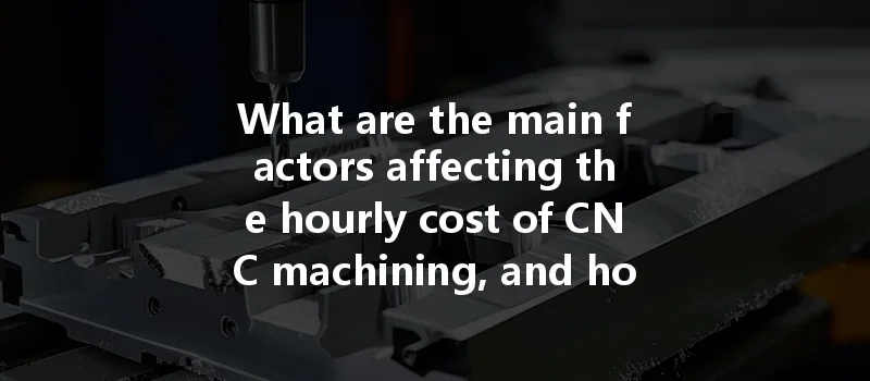 What Are The Main Factors Affecting The Hourly Cost Of Cnc Machining, And How Can They Impact Your Budget?